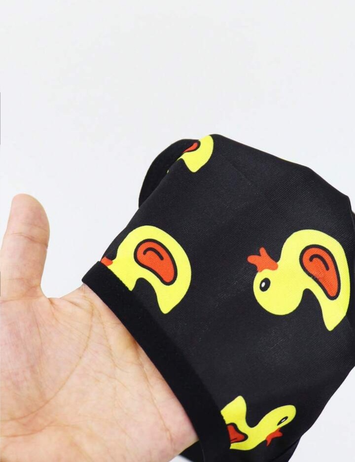 Men's Duck Print Hollow Out Men's Briefs